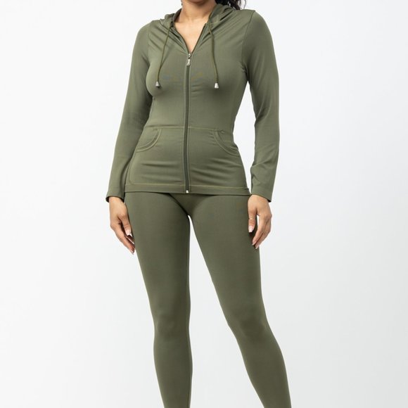 Brand New! Seamless jacket and Leggings Set - Picture 1 of 5